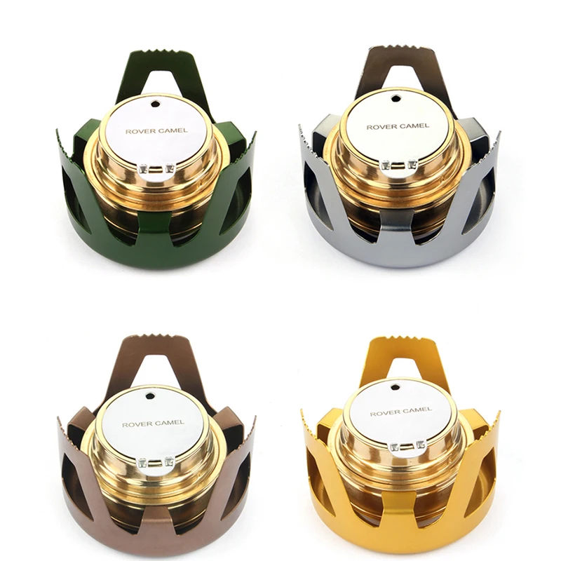 

High Quality Outdoor Picnic Stove New Mini Ultra-light Split Combustor Alcohol Stove Portable Folding Camping Furnace WS028