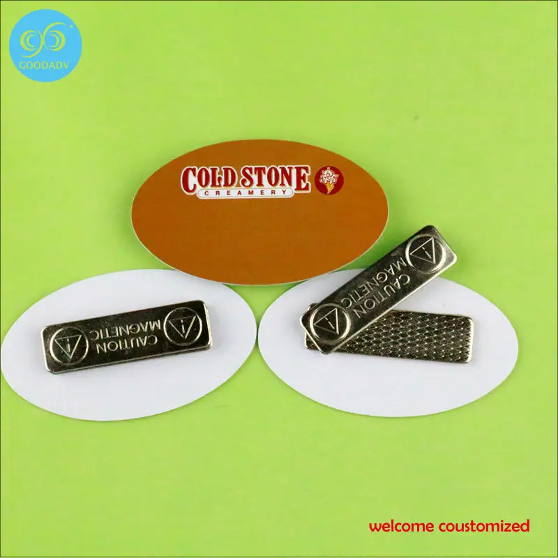 buy metal name badges magnetic and get free shipping on aliexpress com