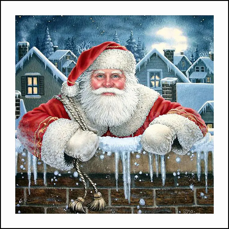 Santa Claus DIY Diamond Embroidery 5D Painting Cross Stitch Mosaic