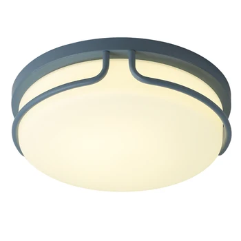 

Modern simple macaron ceiling lights foyer bedroom kids room colorful ceiling mounted lamp Metal and acrylic lighting fixture