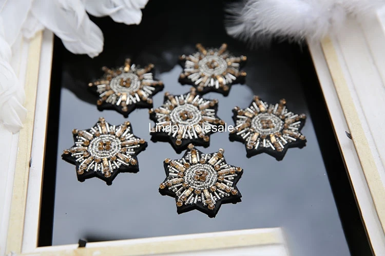 Нашивки с бисером, аксессуары для шитья, наклейки для одежды, diy для ...