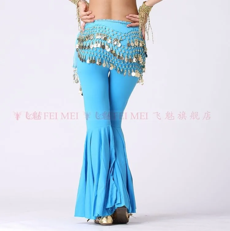 Новый стиль танец живота костюмы шифон золотые монеты Belly Dance Hip шарф для женщин Танец Живота Ремни