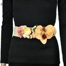 Цветочный Пояс для свадьбы для женщин модные женские цветочные повязки для платья
