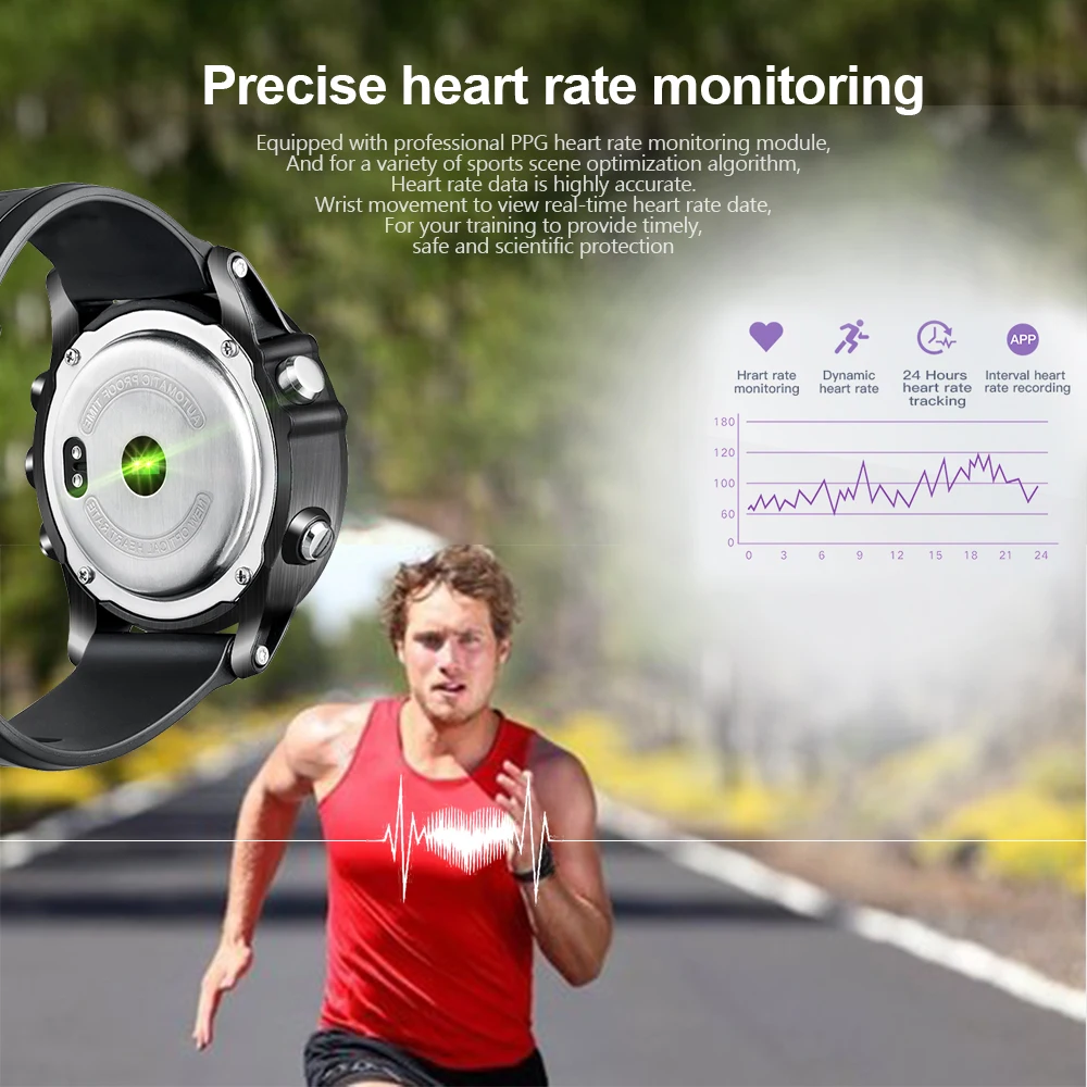 TORNTISC Smart watch T2 IP68 Waterproof Heart Rate Blood Pressure oxygen monitor Smartwatch Outdoor Sport Bluetooth smart band For IOS Android (5)