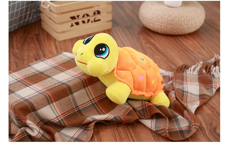 Yb подарок милый каваи красочные большие глаза черепаха плюшевые игрушки набивная черепаха плюшевые игрушки-животные Babykids подарок Детские вечерние куклы