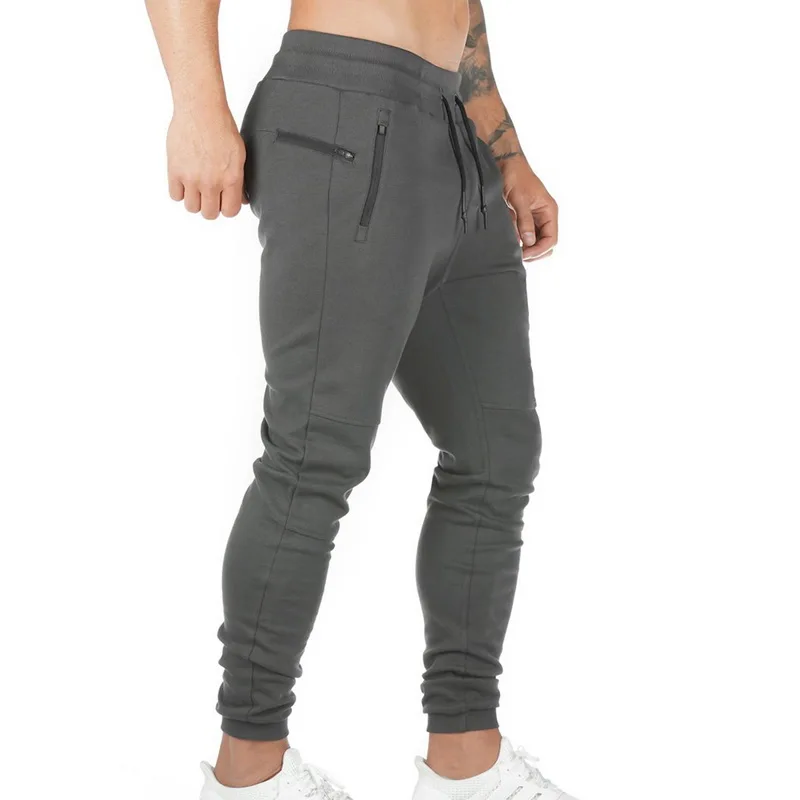 

Oeak Men Fitness Jogger Pants 2019 New Solid Color Multi-pockets Harem Pants Male Gym Running Casual Loose Breathable Sweatpants