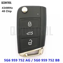 Qcontrol удаленный ключевой 5G6 959 752 AG/5G6959752AG для VW/Volkswagen MQB Golf VII 7 MK7 автомобиля 5G0959752BB 5G0 959 752 BB