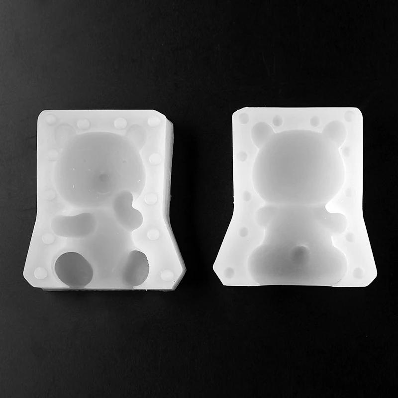 Николь мыло ручной работы силиконовые формы 3D панда форма Шоколадные Конфеты Плесень ремесло смолы глина украшения инструмент