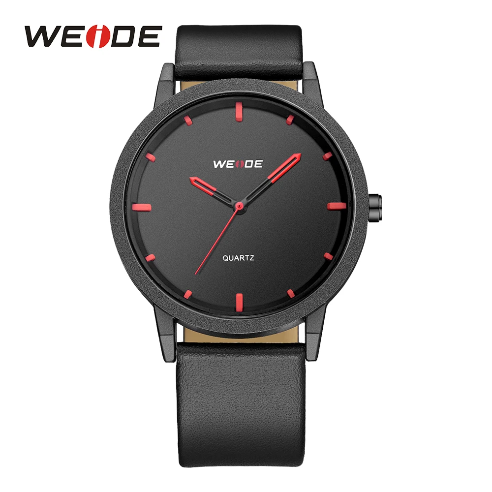 WEIDE качественные повседневные Модные кварцевые аналоговые часы с ремешком и