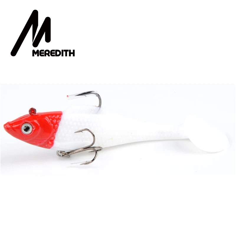 Meredith fishing 3 шт. 27 г 12 см длинный хвост рыболовные снасти мягкие приманки воблеры мягкие свинцовые рыболовные приманки светящаяся JXJ01-12