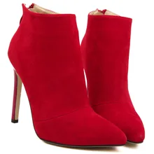 Explosion Models 2016 New Shoes Simple Pointed High-heeled Ankle Boots Boots Fashion Wild Section Ladies Shoes Women Pumps