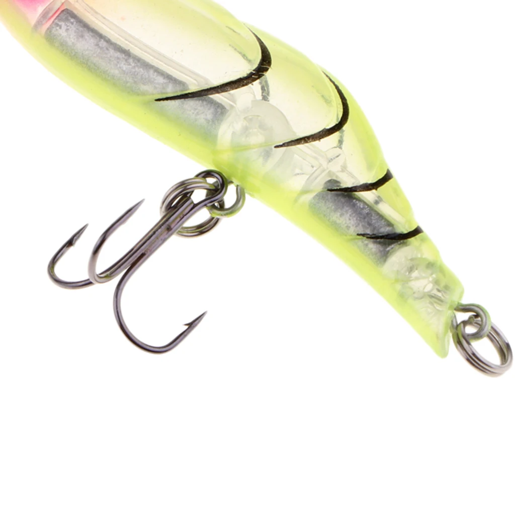 Perfeclan Fishing Lure Shrimp Lure Squid 8cm/15g Hard Jig Baits Swing Shrimp Squid Lure Squid Jigs Fishing Lures