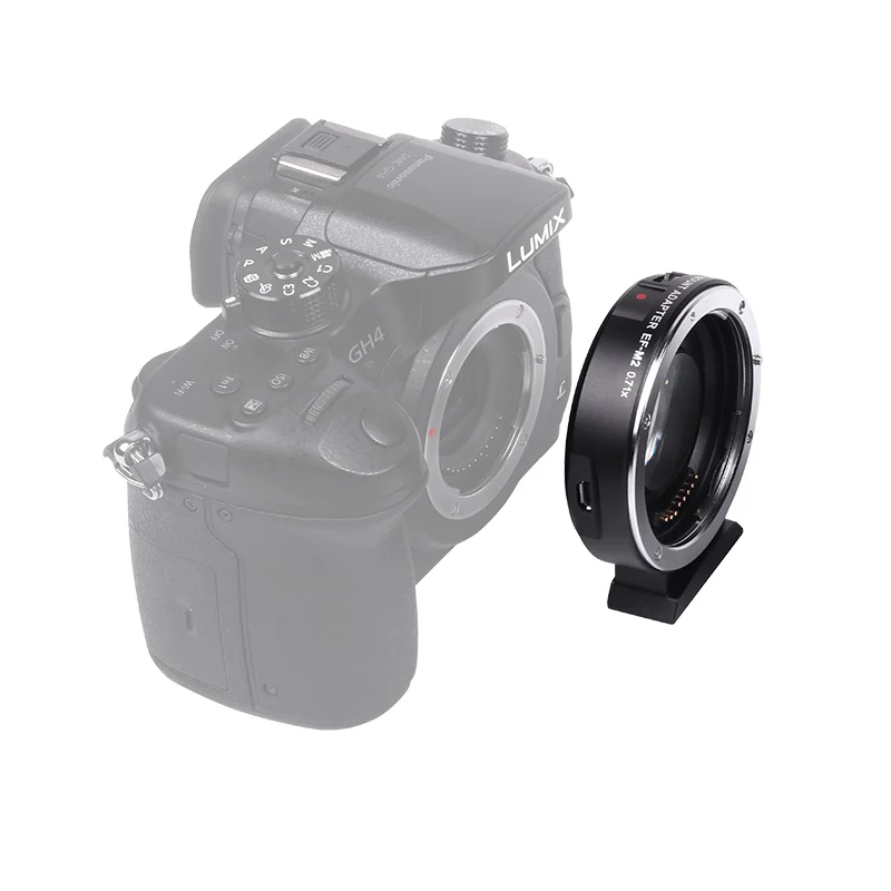 VILTROX EF-M2 AF Автофокус EXIF 0.71X понижающий скорость усилитель объектива адаптер для Canon EF крепление серии объектива к M43 камера GH4 GH5