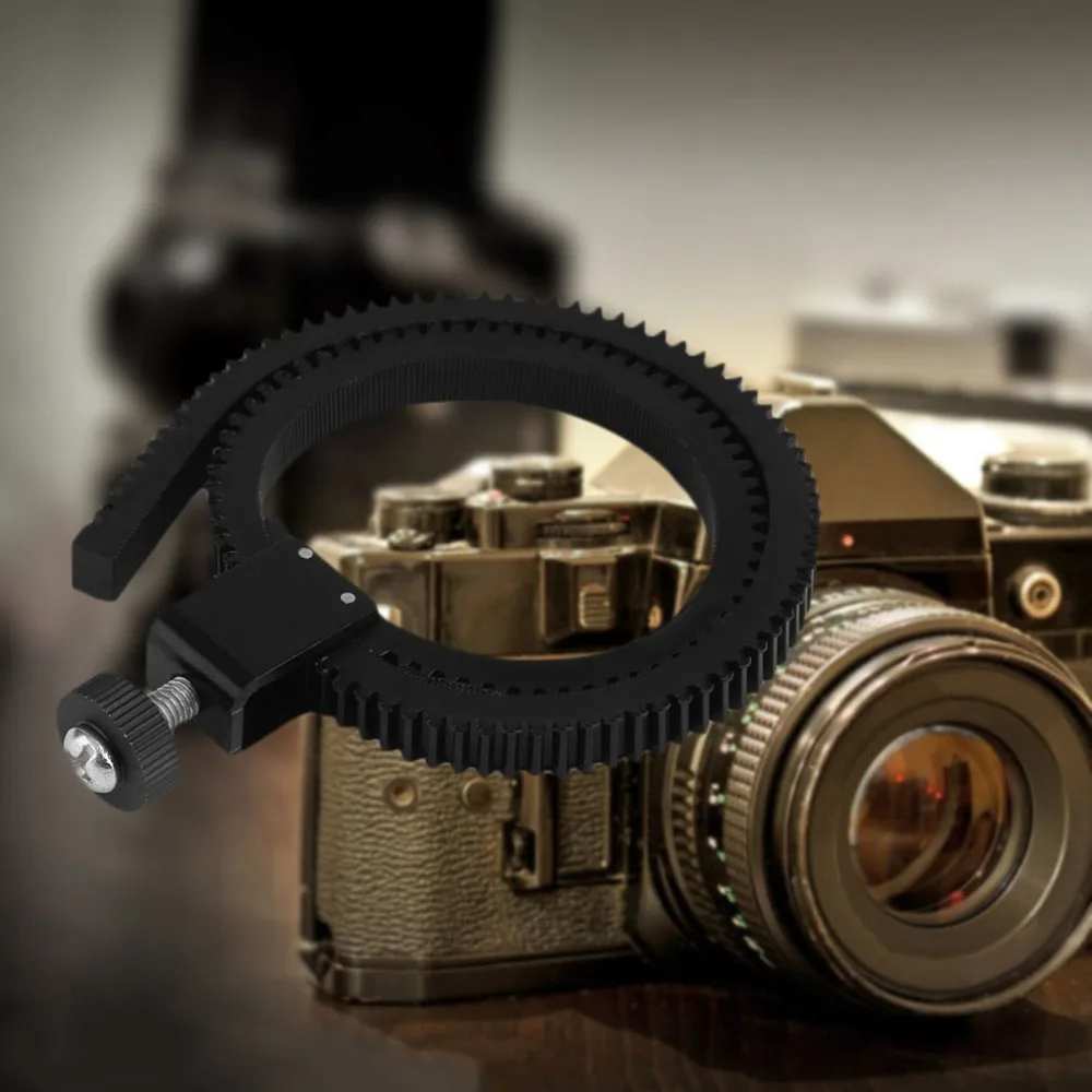 New Adjustable Flexible Lens Gear Ring Belt Follow Focus for DSLR