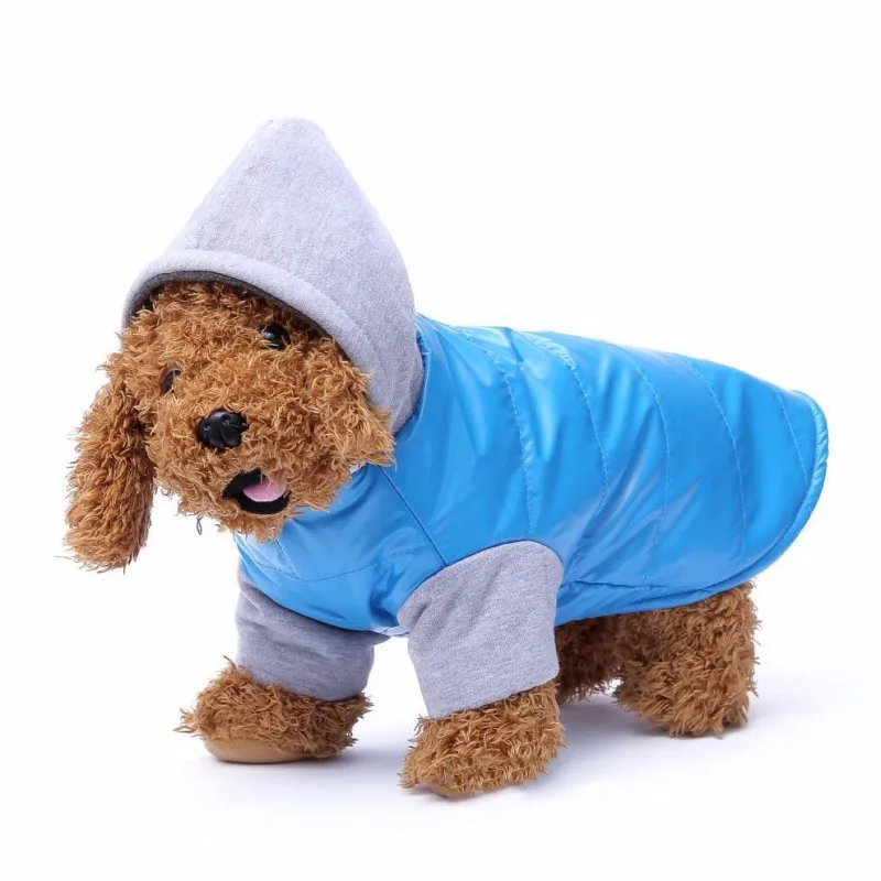 Лучшая, зимняя одежда для собак, теплый пуховик, водонепроницаемая куртка, S-XXL, толстовки для чихуахуа, маленьких и средних собак, щенков