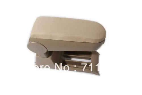 

Cloth Center Console Armrest For Volkswagen VW Polo 9N 9N3 Beige Color