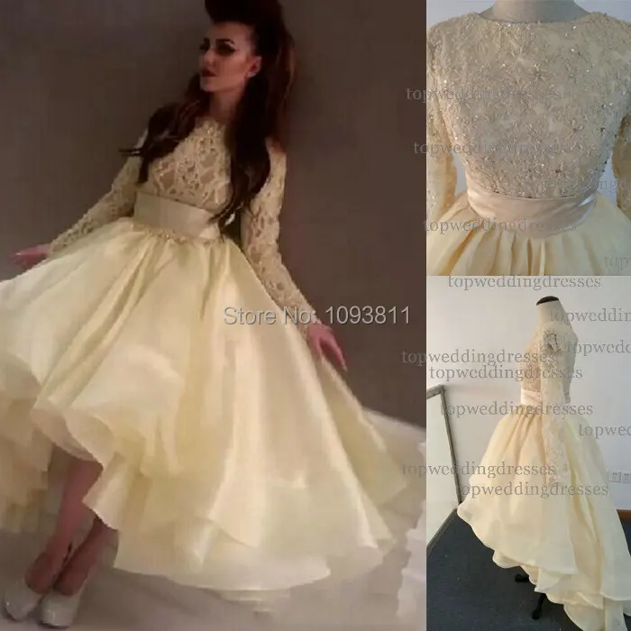 Pale Yellow Prom Dresses