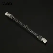 Яркая прочная галогенная лампа вольфрамово-йодная лампа 100 Вт стеклянная R7S комнатное освещение Бытовая поставка осветительная арматура для помещений и улицы