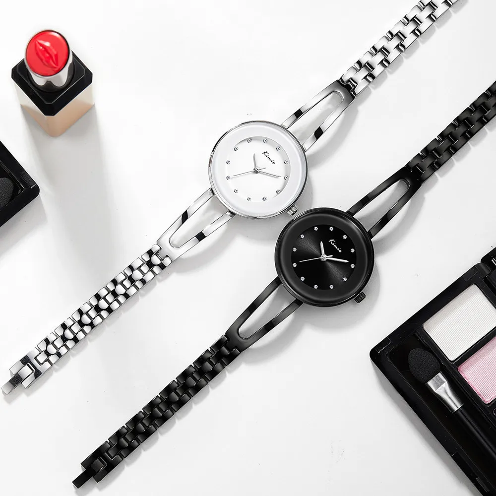 KIMIO Unique Designer Brand Luxury Women Watches Rose Quartz Bracelet Gold Watch Rhinestone Wristwatch Lady Watch For Woman Gift KIMIO Unique Designer Brand Luxury Women Watches Rose Quartz Bracelet Gold Watch Rhinestone Wristwatch Lady Watch For Woman Gift