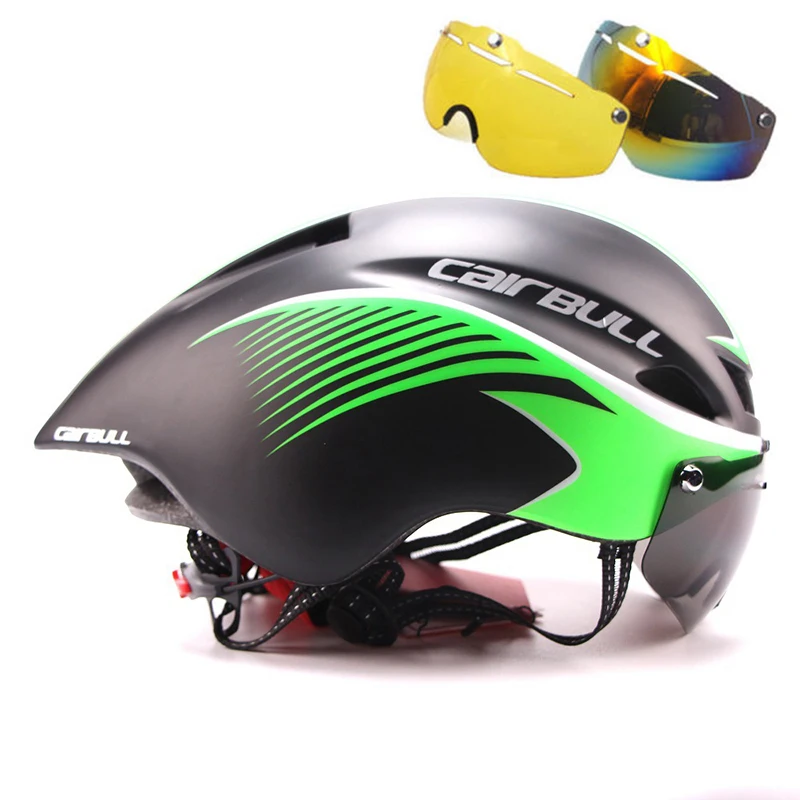 

MTB Road Bike Helmet Bicycle Triathlon Sport Cycling Helmet With Goggles Visor