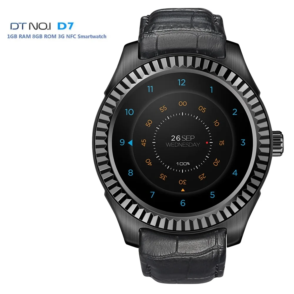 

DTNO.I NO.1 D7 Smart Watch Android 4.4 500mAh SIM GPS WIFI 3G Smartwatches