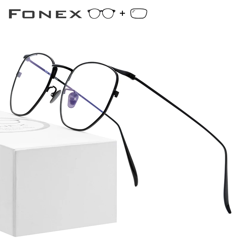 

Pure B Titanium Glasses Frame Women Ultralight Retro Polygon Prescription Eyeglasses Men Spectacles Myopia Optical Eyewear