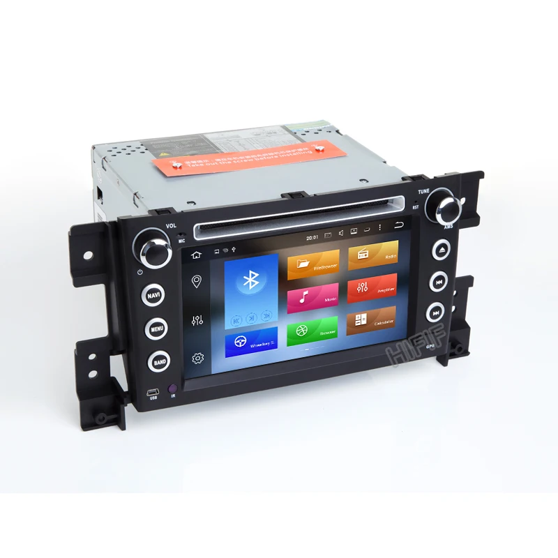 Perfect 7"HD IPS Touch Screen Android 9.0 Car DVD Player for Suzuki Grand Vitara radio stereo dvd Wifi 3G steering wheel camera DVR Map 1