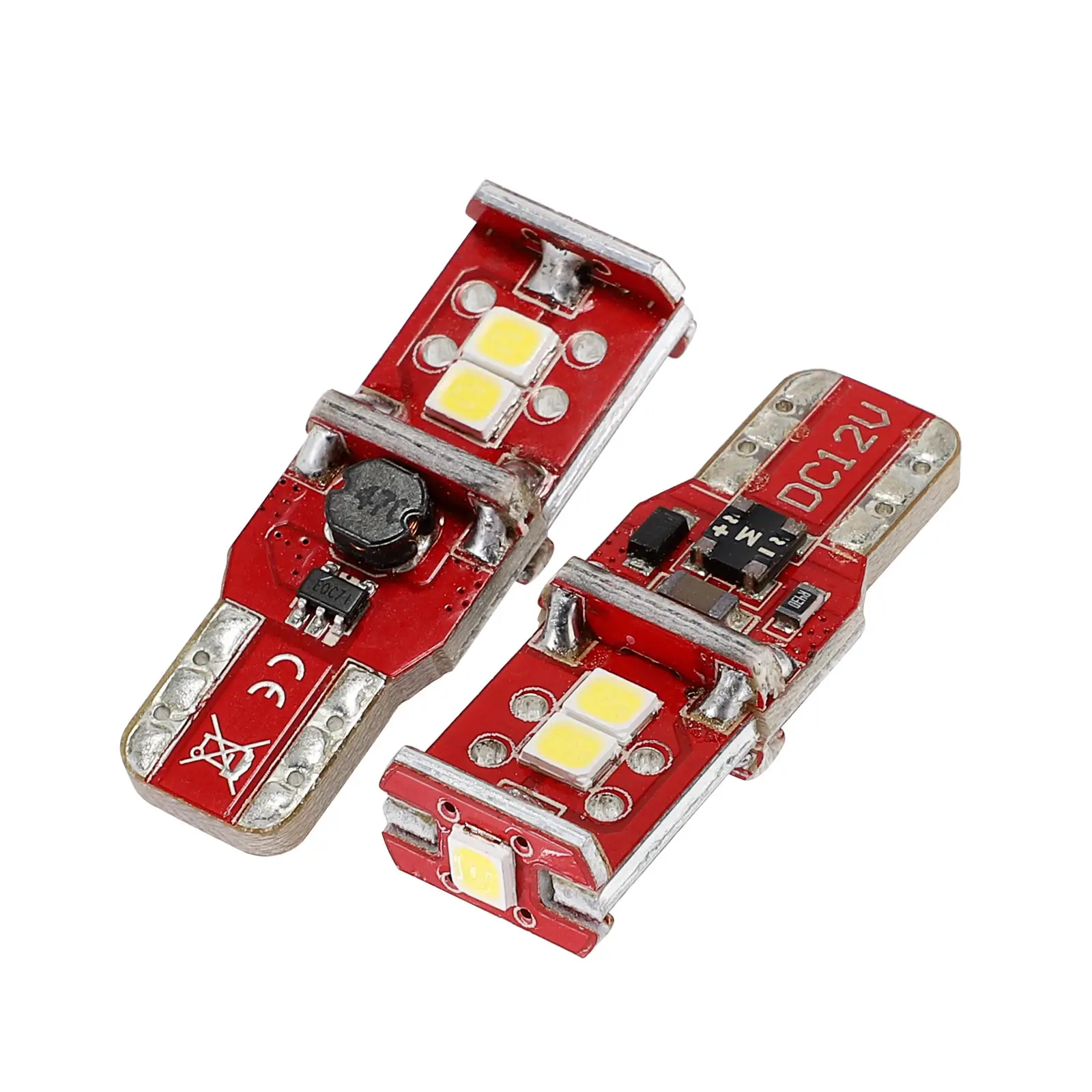 NOVSIGHT 2 шт. T10 W5W Автомобильный светодиодный светильник 2835 SMD СВЕТОДИОДНЫЙ