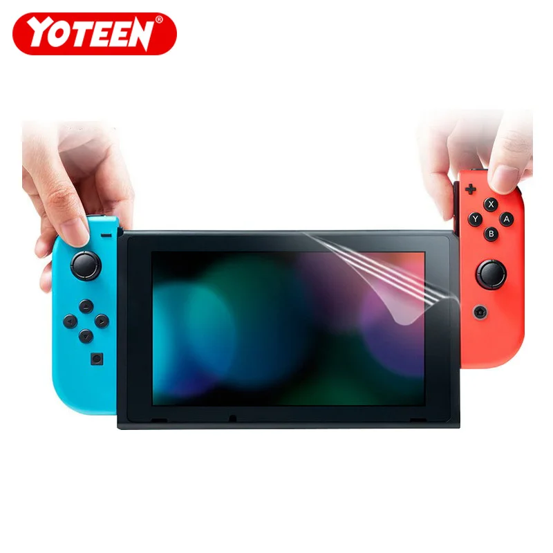 Yoteen 2 шт. для nintendo Switch защита экрана мягкая пленка консоль Защитная HD Ultra Clear |