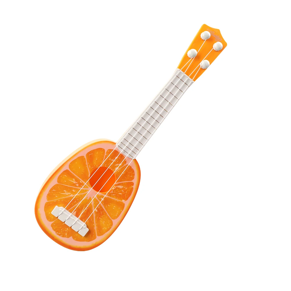 Новое поступление креативная имитация фруктов мини гитара для детей может играть игрушки, музыкальные инструменты ранний учебный