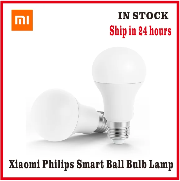 

Xiaomi Philips Smart White LED E27 Bulb Light APP Remote Control LED Lamp