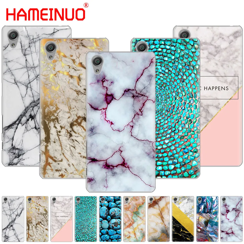 

HAMEINUO marble green stone Cover phone Case for sony xperia C6 XA1 XA2 XA ULTRA X XP L1 L2 X XZ1 compact XR/XZ PREMIUM