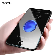 TOTU 0,23 мм Защита экрана для iPhone 8 7 Plus чехол с мягкими краями 4D Ультра тонкое закаленное стекло Закаленное стекло Защитная пленка