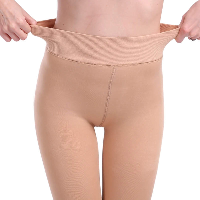 ATHVOTAR Thick Leggings Winter Warm Women Leggins Elastic Velvet Thermal Slim Elastic High Waist Legging Women leggins