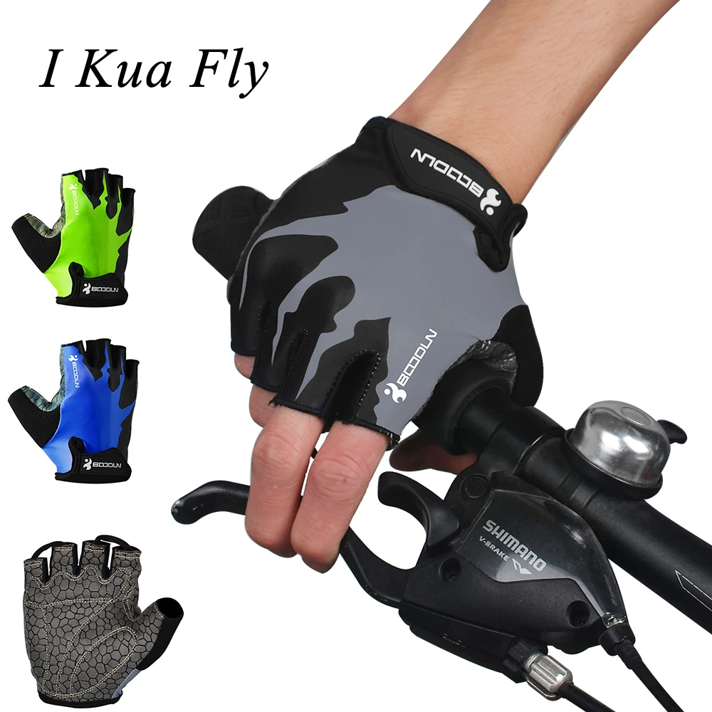 

2018 Cycling Gloves Half Finger Men Breathable Bike Sports Gloves Women MTB Bike Cycling Bicycle Gloves Bisiklet Ciclismo 4