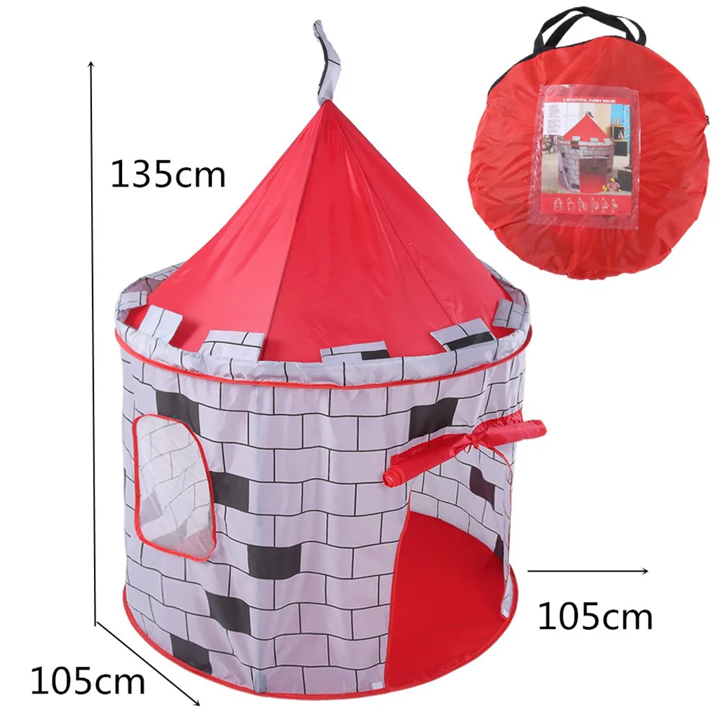 MUQGEW игрушки для детская палатка складной игрушечный домик стены замка замок юрта игровой домик Типи enfant# y2