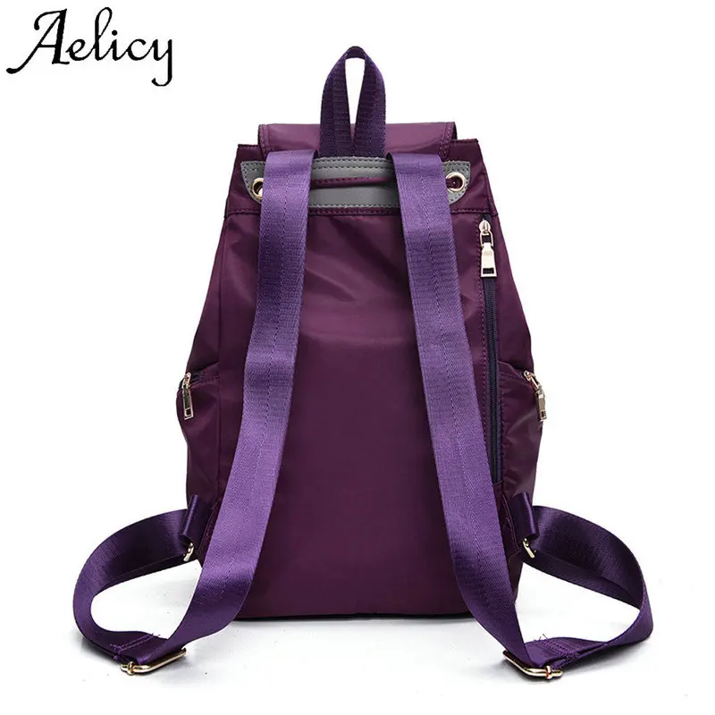 Женский рюкзак с лотосом Aelicy нейлоновый вместительный карманом для телефона в
