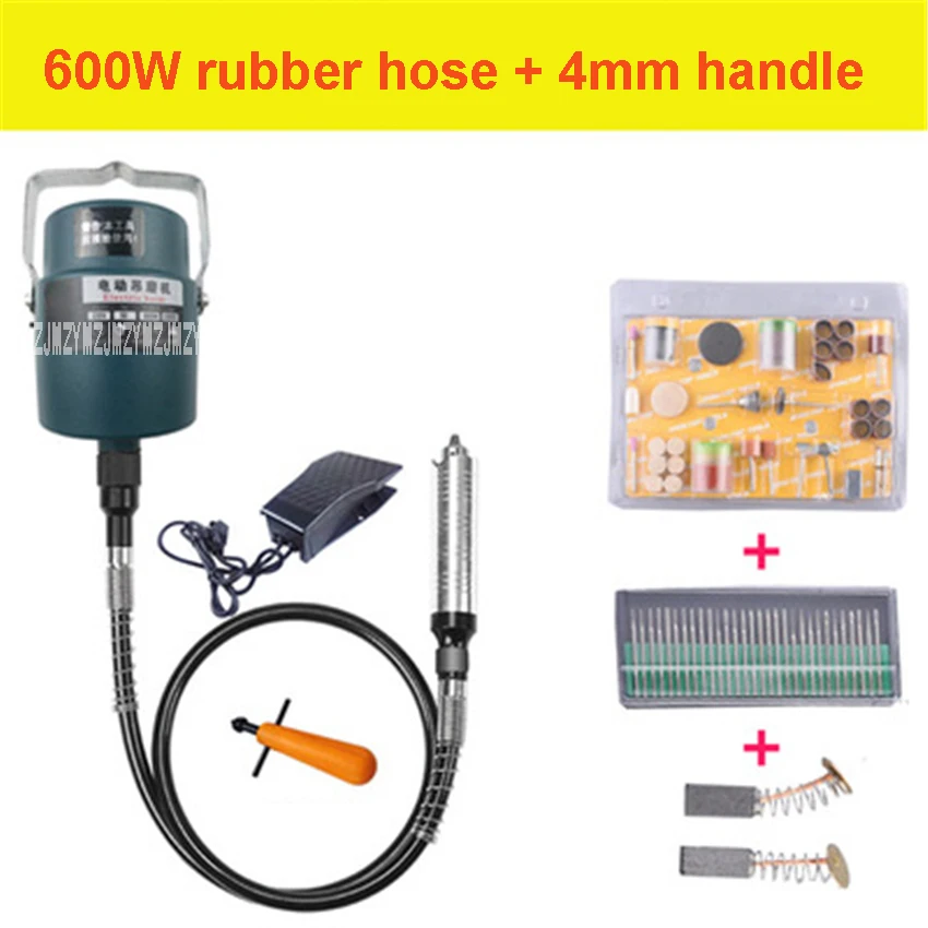 600W Professional Hanging Mill Home Handheld Wood Stone Carving