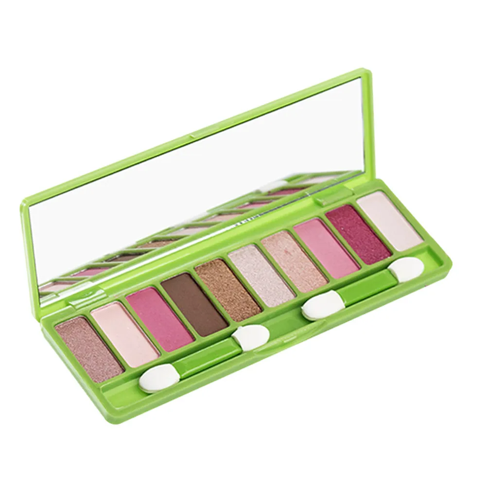 AGreen Shimmer Matte Палитра теней для век длительный водостойкий телесный тени для век косметическая пудра Cosmetic5.8 - Цвет: AGreen