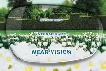 1,56 Freies Form Gleitsichtgläser mit Uv-schutz Multifocal Rezept Objektiv Für Weitsichtigkeit & Kurzsichtigkeit