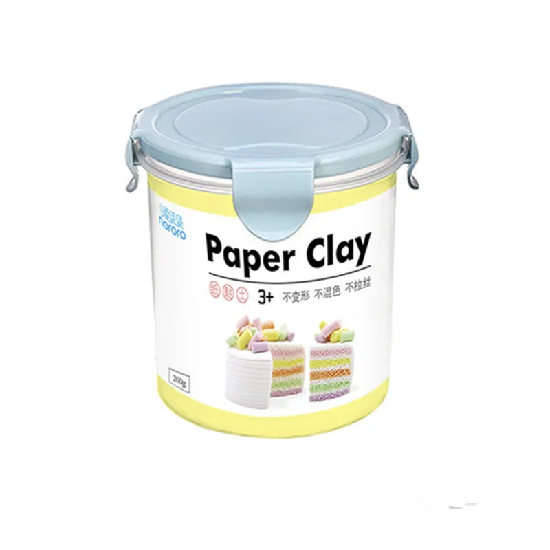 Yellow Бумажная качающаяся 800 мл мягкая Ультралегкая DIY Нетоксичная матовая космическая Песочная детская игрушка креативная детская забавная игрушка - Цвет: Yellow