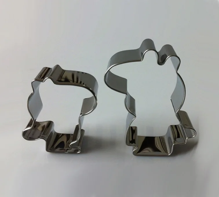 HEARTMOVE Cute a pair of pig Cake Mould Stainless Steel Cookie Cutter Biscuit Fondant Modeling Shape Decorating Baking Tool 8167 | Дом и сад
