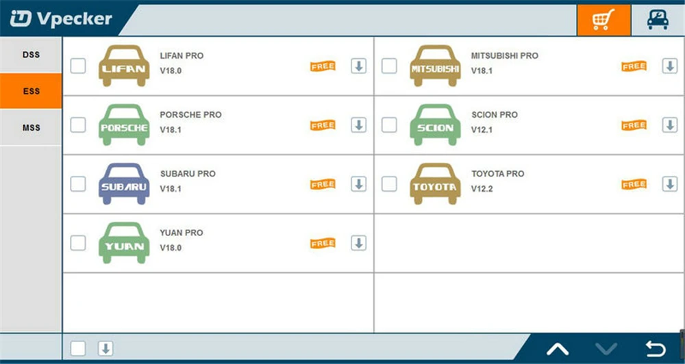 Новейший Vpecker V10.6 Easydiag E1 OBD2 Wifi OBD 2 сканер 8 дюймов Windows 10 Vpecker планшет ODB2 автомобильный диагностический сканер