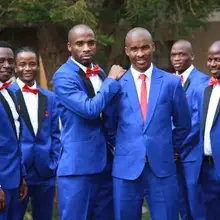 Королевский синий Нотч одна кнопка смокинги жениха лучшие Для мужчин Нарядные Костюмы для свадьбы для Для мужчин заказ FormalTerno(куртка+ брюки+ галстук+ носовые платки