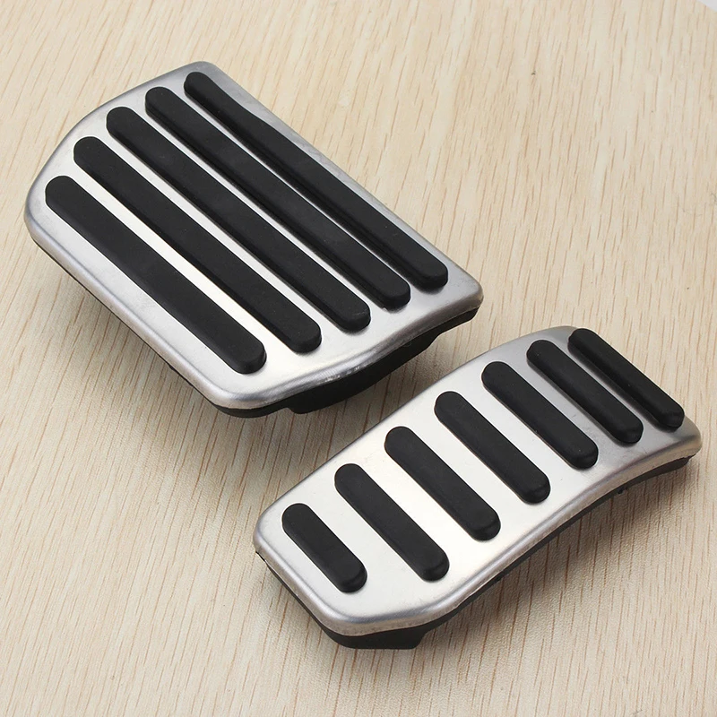 2 шт Топливный Газ тормоза из нержавеющей стали педаль для VOLVO S60 S80 V60 XC60 Резина