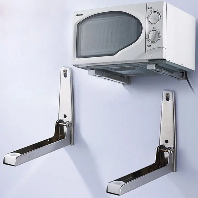 Top Quality Stainless Steel Multifunctional Microwave Oven Shelf Top Quality Stainless Steel Multifunctional Microwave Oven Shelf Rack Adjule Standing Type Double Kitchen Storage Holder In Holders Racks From