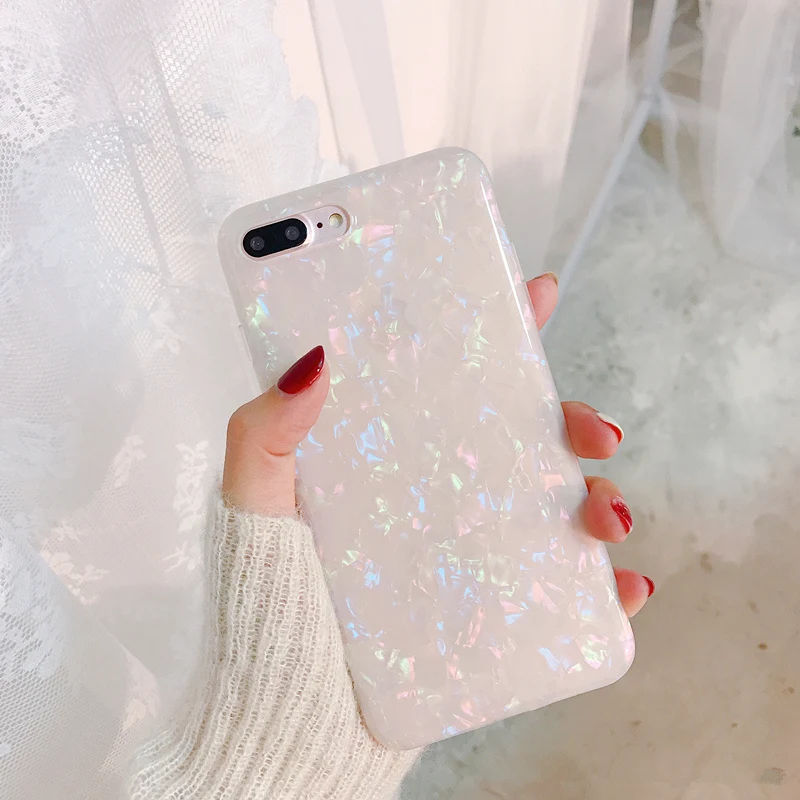 Glitter Foil Sequins soft tpu case For iphone X XR XS XS