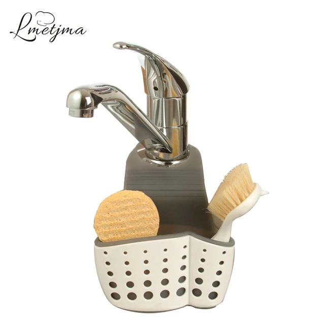 Aliexpress Com Buy Lmetjma Plastic Hanging Sponge Holder Basket