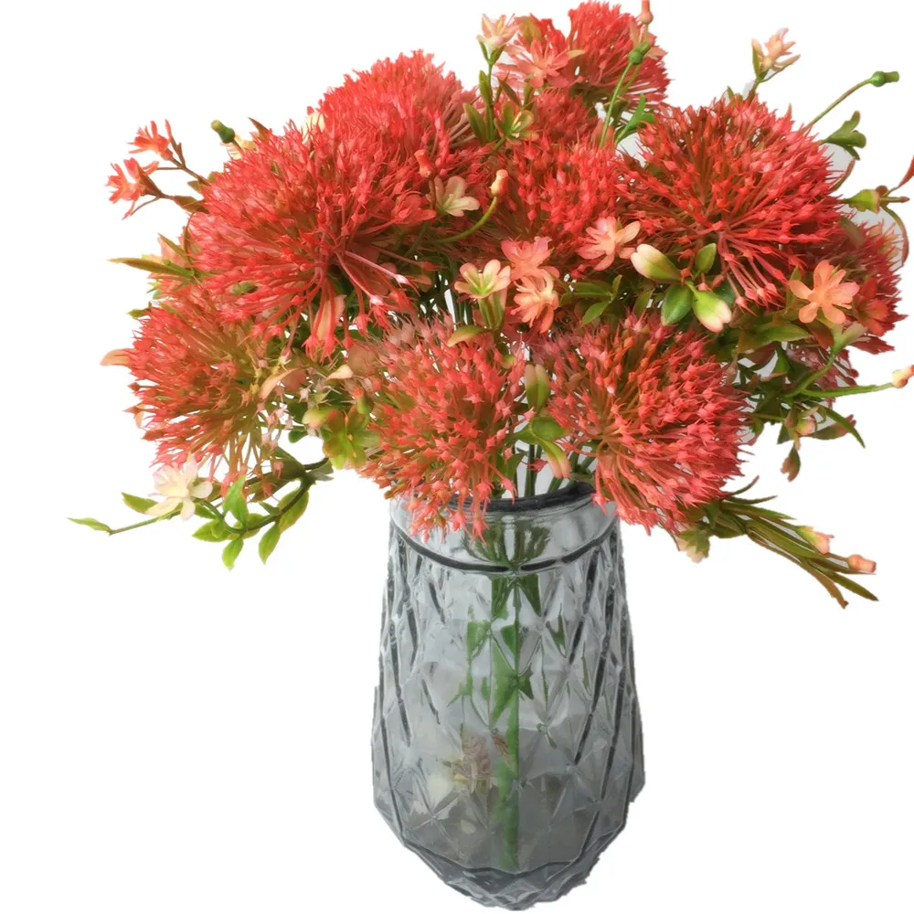5pcs soft plastic dandelion flower Five Heads/bunch ...