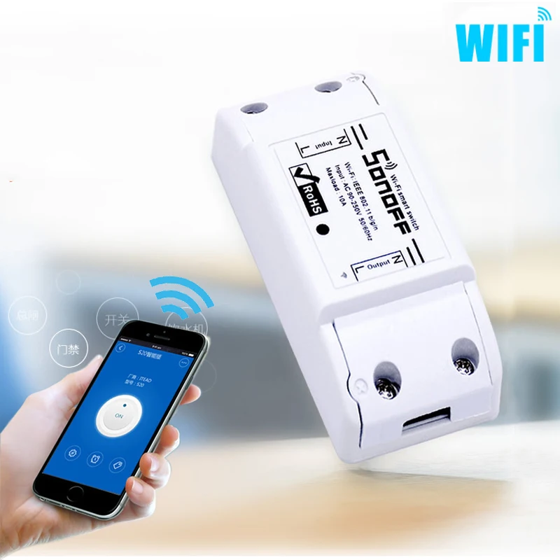 Новейший WiFi беспроводной умный переключатель DIY пульт дистанционного управления